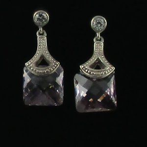 Patti LaBelle Sterling Lavender Earrings